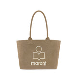 Isabel Marant Yenky Zipped Small Bag in Khaki