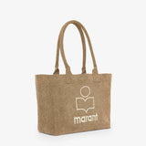 Isabel Marant Yenky Zipped Small Bag in Khaki
