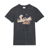 Isabel Marant Zoeline T-Shirt in Faded Black
