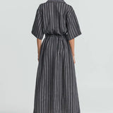 Jac and Jack Dusk Dress in Vintage Black and White Stripe