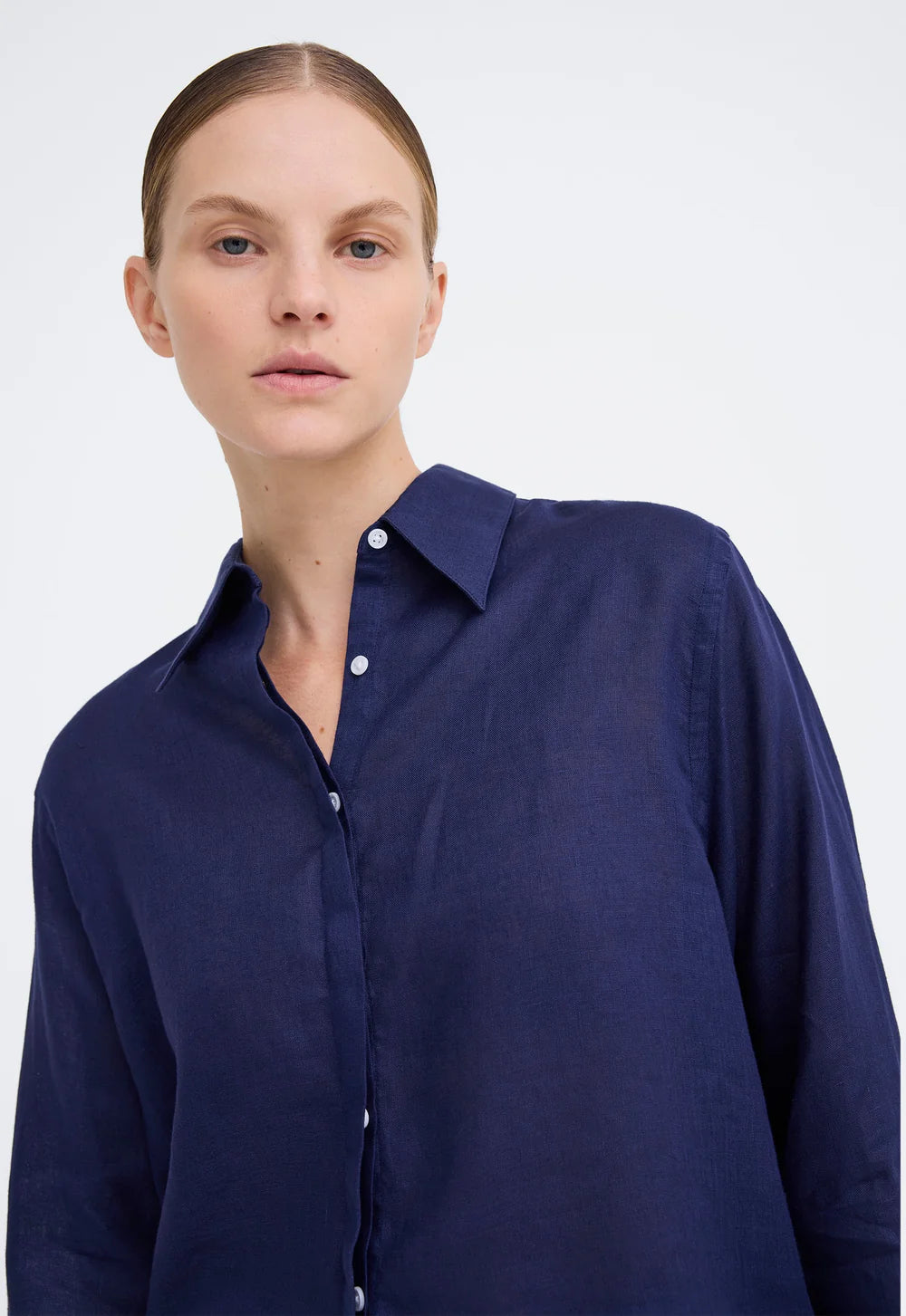 Jac and Jack Iona Shirt in Darkest Navy