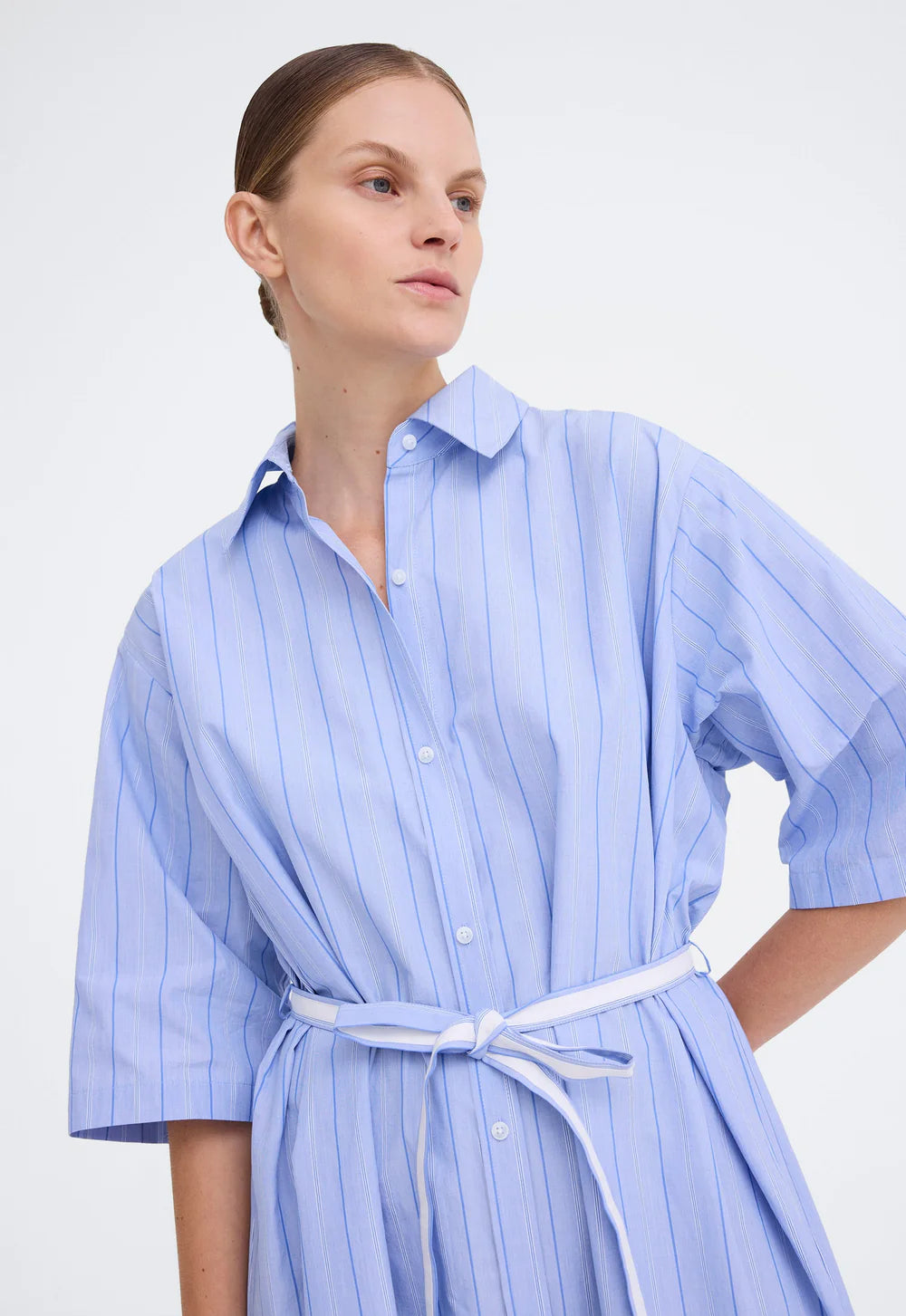 Jac and Jack Sailor Dress in Awning Stripe