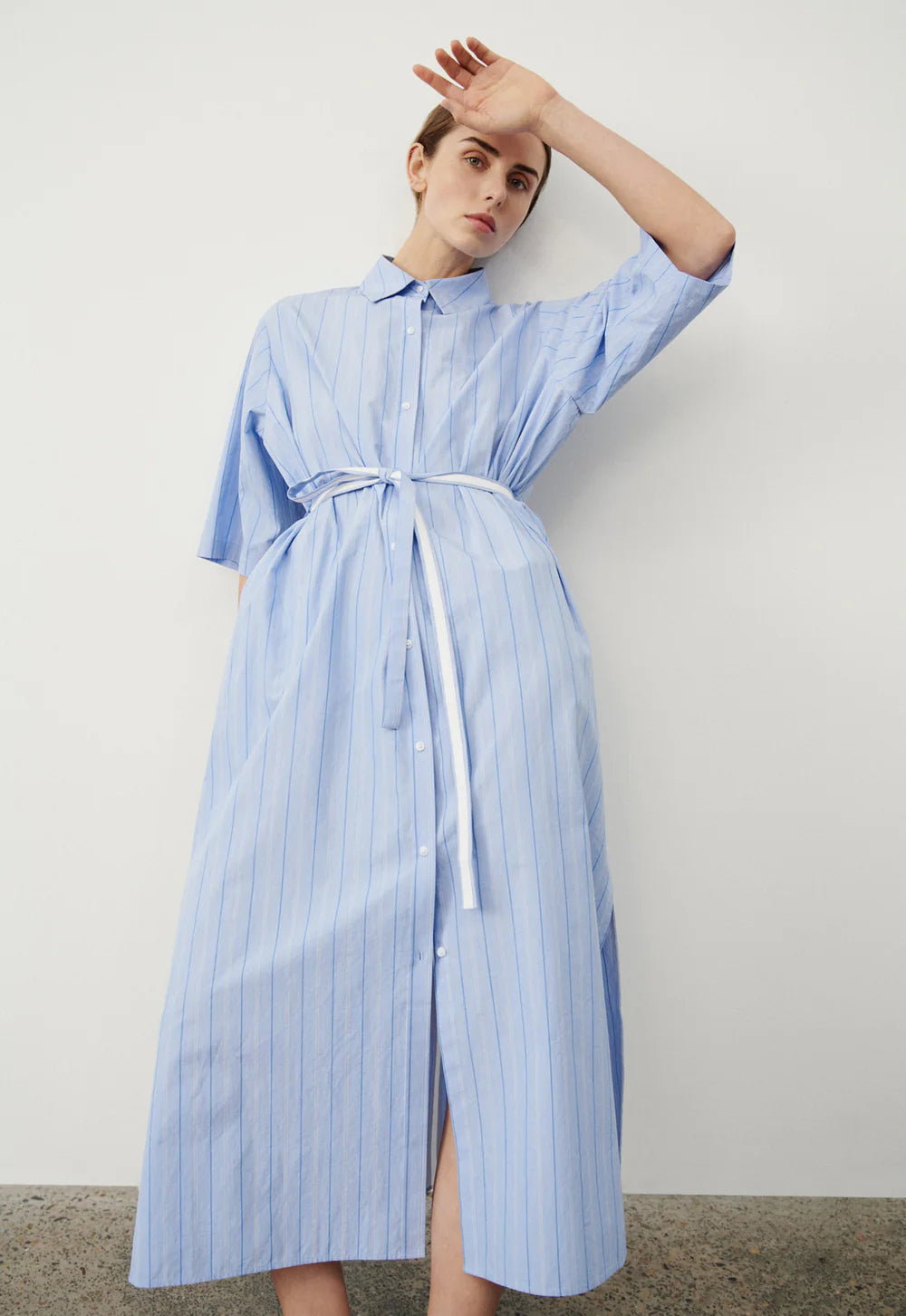 Jac and Jack Sailor Dress in Awning Stripe