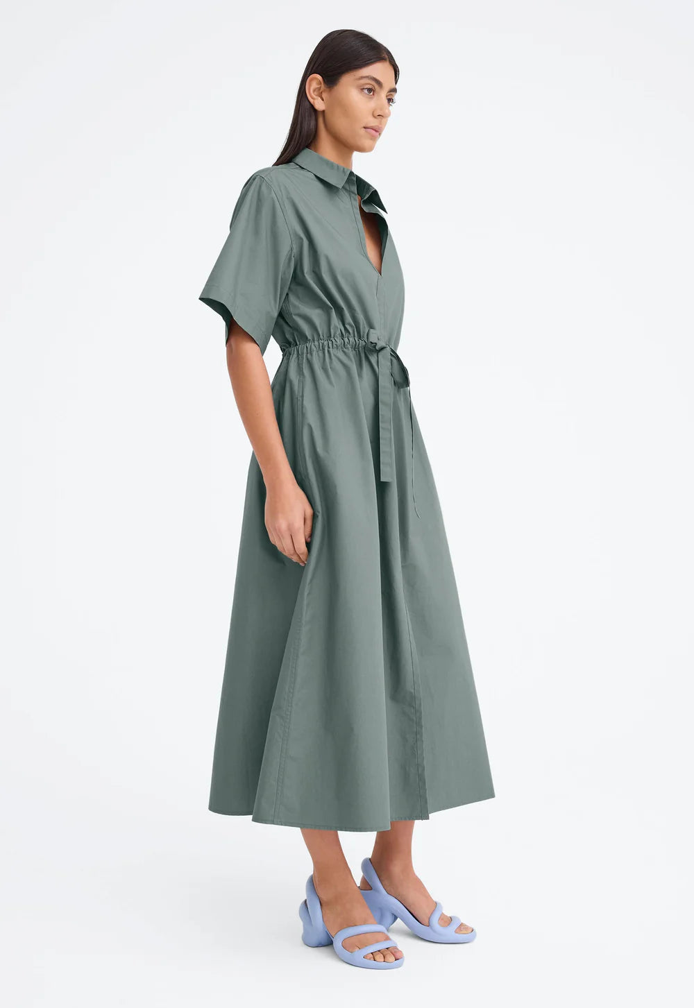 Jac and Jack Zinc Dress in Loden