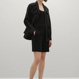 A Emery Keely Short in Black