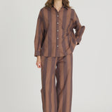 LMND Bahia Pants in Macchiato Stripe