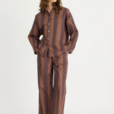 LMND Bahia Pants in Macchiato Stripe