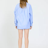 LMND Chiara Long Sleeve Shirt In Grape Mist