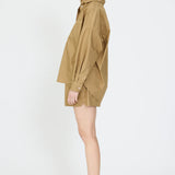 LMND Chiara Long Sleeve Shirt In Khaki