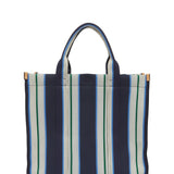 LMND Rialto Large Tote Bag in Navy and Ink Blue and Verde