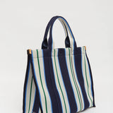 LMND Rialto Large Tote Bag in Navy and Ink Blue and Verde