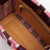 LMND Rialto Small Tote Bag in Fig and Plumeria