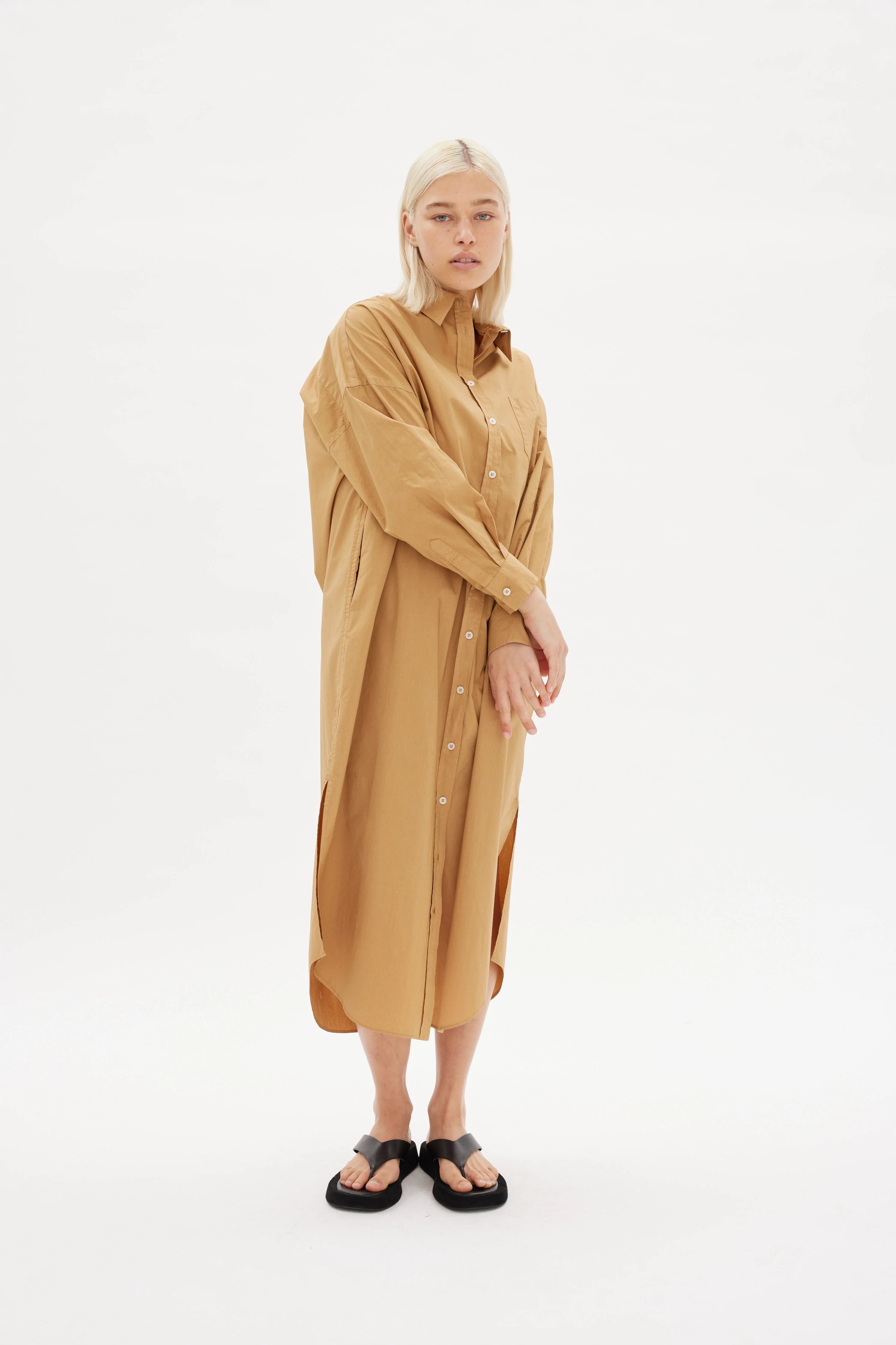 LMND Chiara Maxi Dress in Toffee