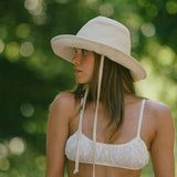 Lack Of Colour Holiday Bucket Hat in Beige Canvas