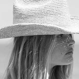 Lack Of Colour Raffia Cowboy Hat in Natural