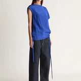 Lee Mathews Kiki Asymmetrical Blouse