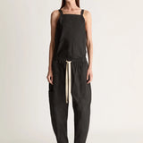 Lee Mathews Poplin Pant in Black