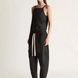 Lee Mathews Poplin Pant in Black