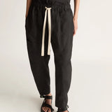 Lee Mathews Poplin Pant in Black