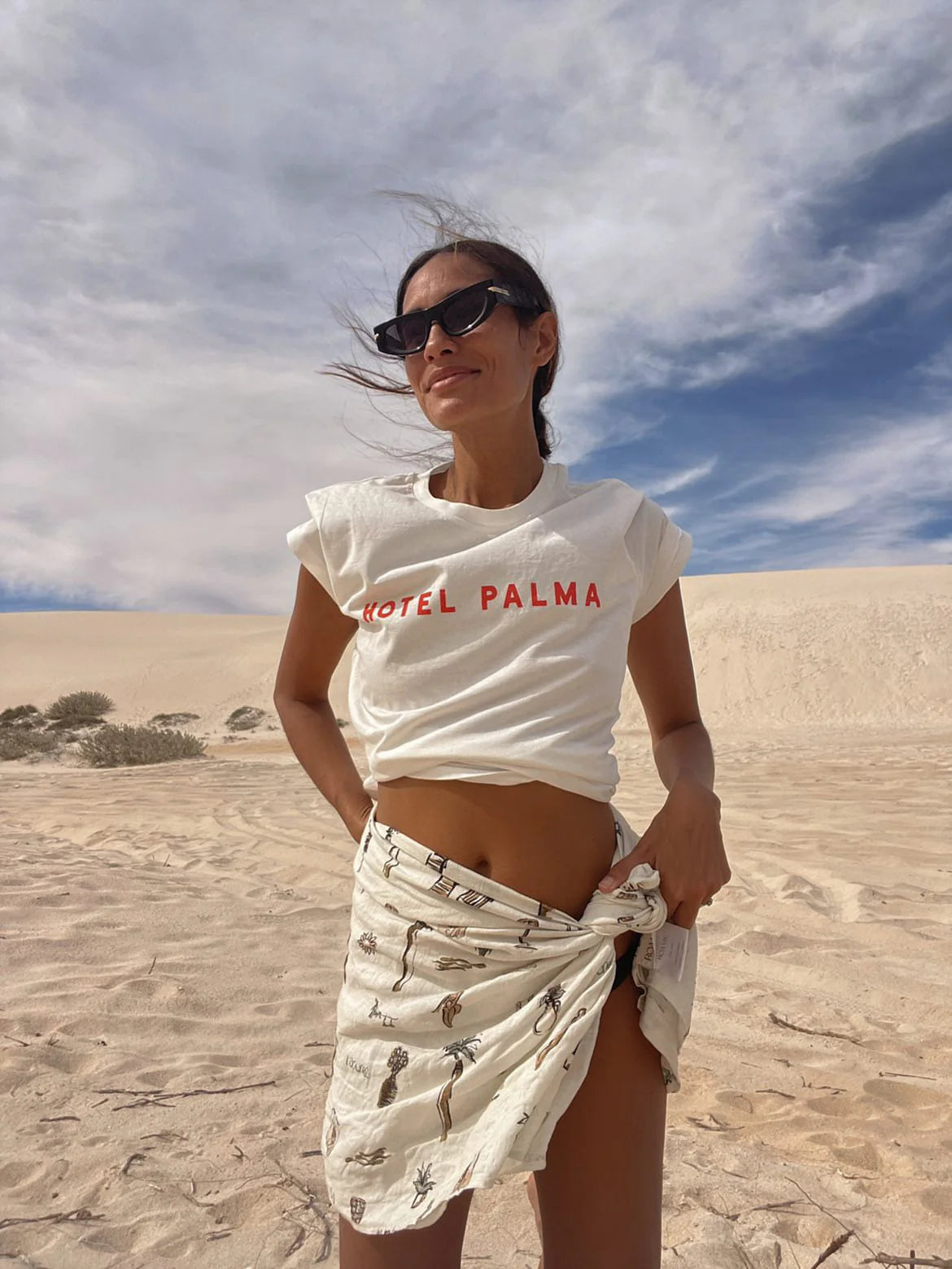 Little Palma Hotel Palma T-Shirt in Red