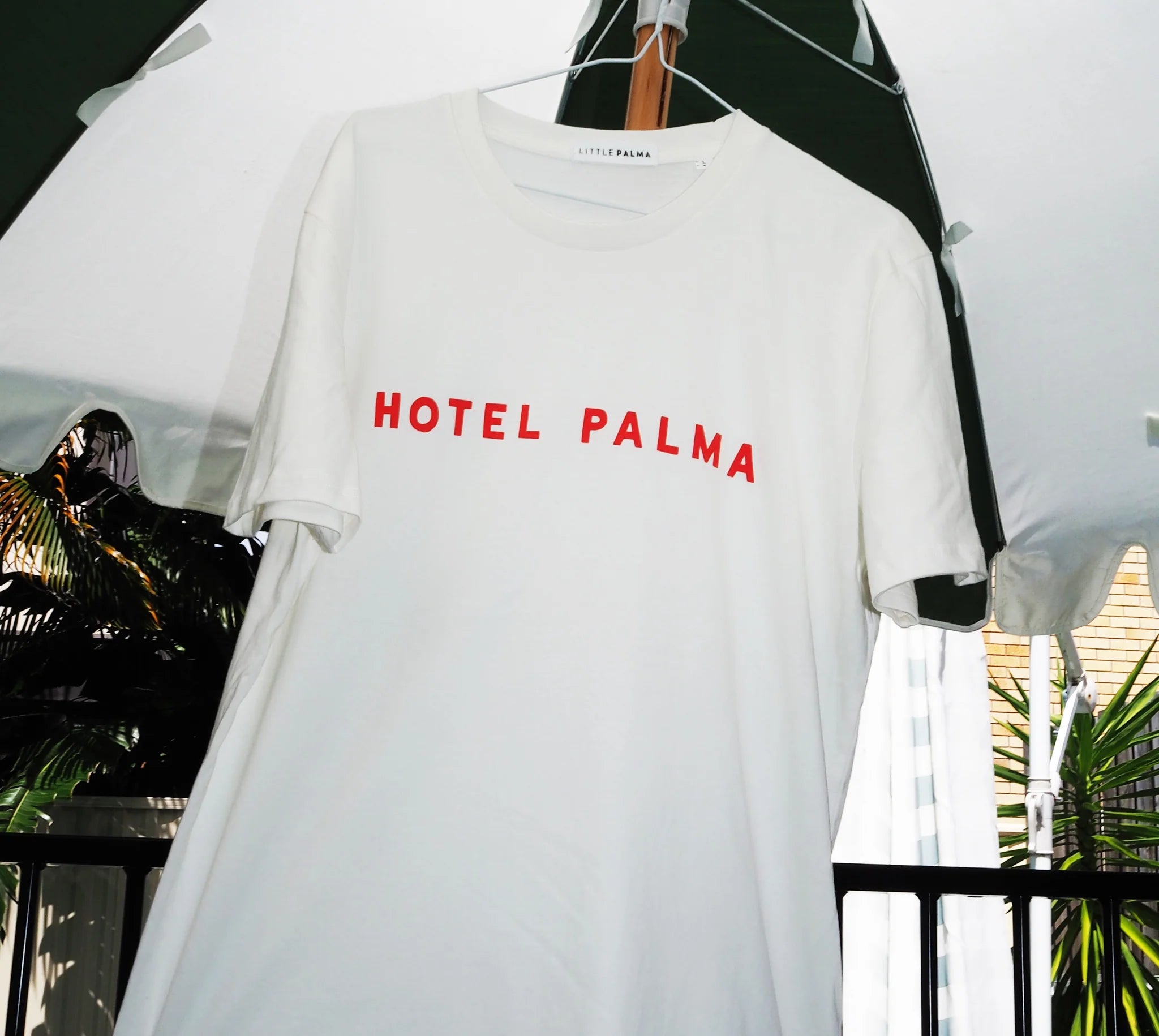 Little Palma Hotel Palma T-Shirt in Red