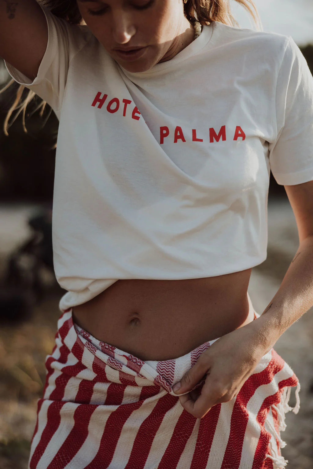 Little Palma Hotel Palma T-Shirt in Red