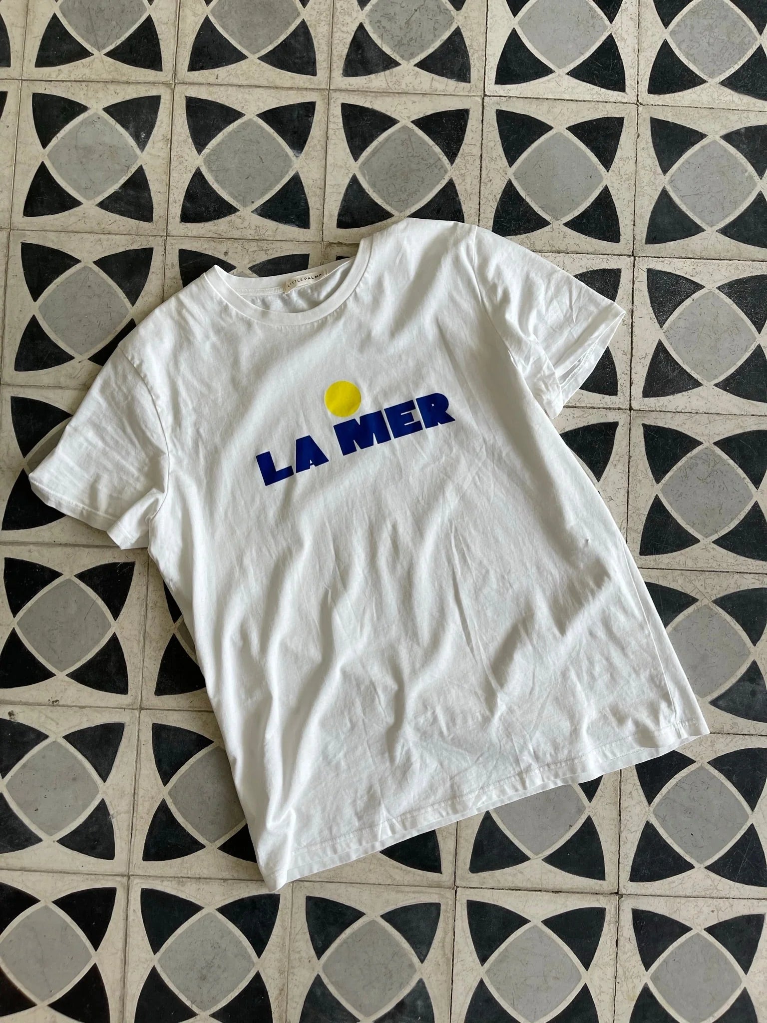 Little Palma La Mer T-Shirt in Yellow