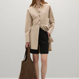 A Emery Logan Shirt in Light Sable