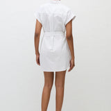 Matteau Mini Shirt Dress in White
