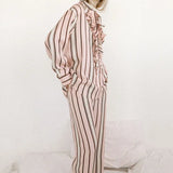 Maggie Marilyn For the Frill of It Shirt in Neopolitan Ice Cream Stripe
