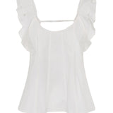 Maggie Marilyn Lose Track of Time Top in White