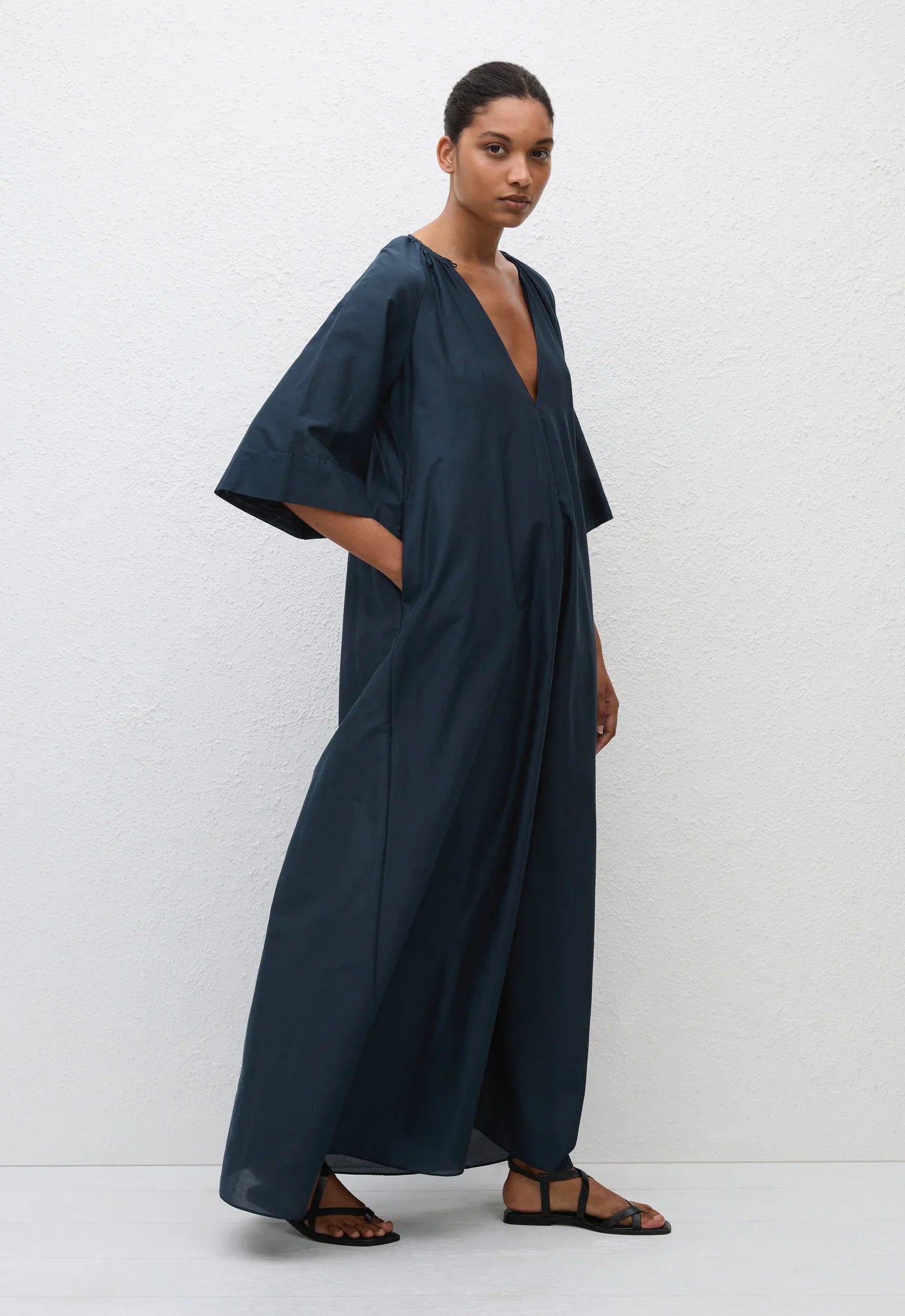 Matteau Blouson Dress in Midnight