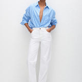 Matteau Classic Stripe Shirt in Capri