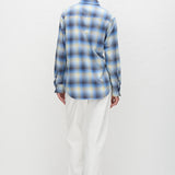 Matteau Flannel Shirt in Ocean Check
