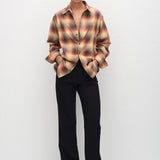 Matteau Flannel Shirt in Sunset Check