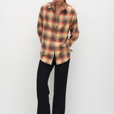 Matteau Flannel Shirt in Sunset Check