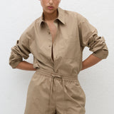 Matteau Relaxed Shirt in Stone