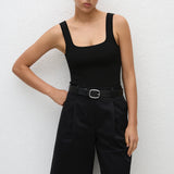 Matteau Long Chino Short in Black