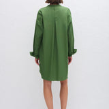 Matteau Popover Mini Shirt Dress in Cactus