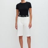 Matteau Long Chino Short in Chalk