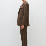Matteau Relaxed Tailored Blazer in Coffee
