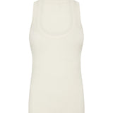 Matteau Ribbed Tank in Ecru