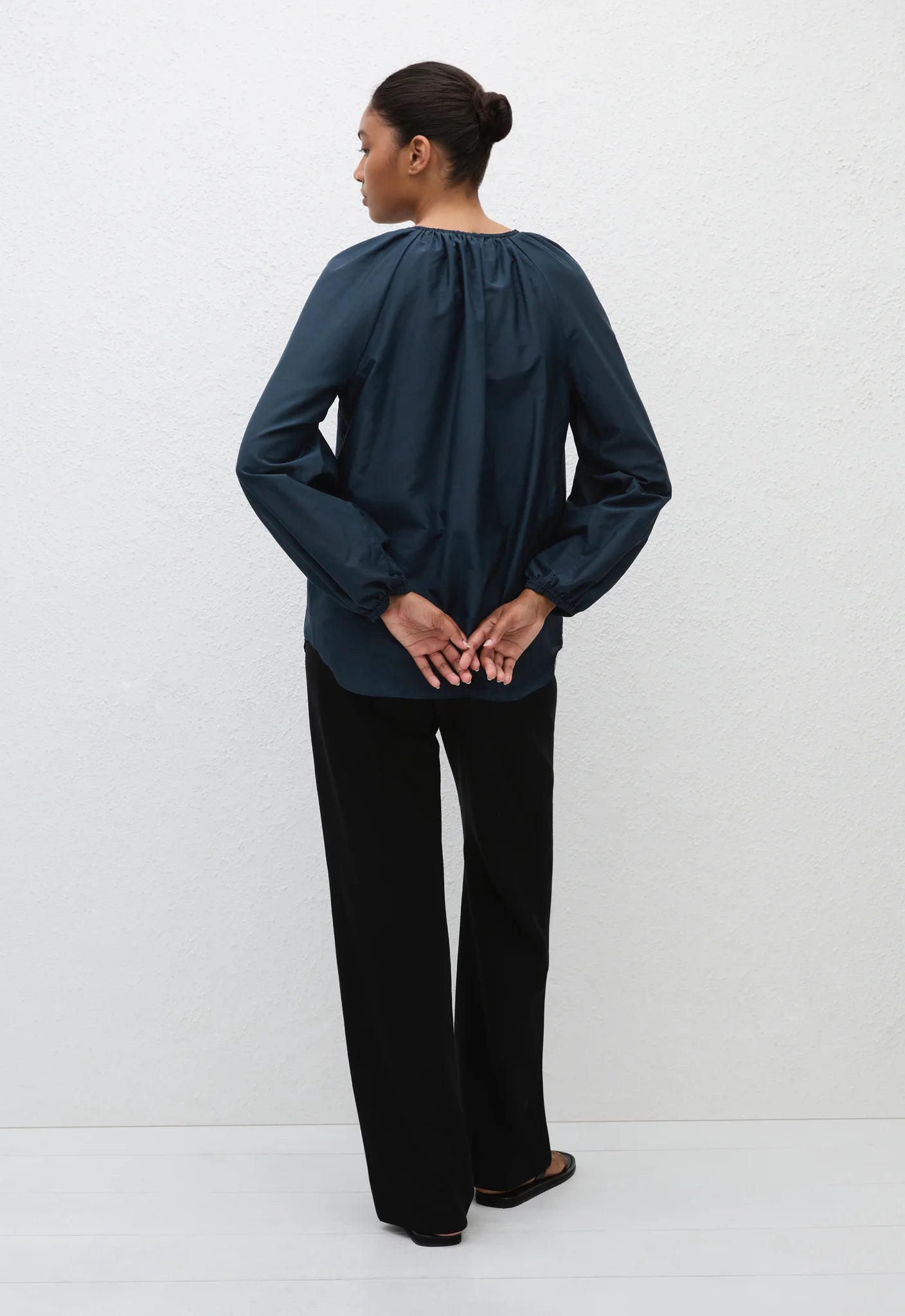 Matteau Voluminous Blouse in Midnight