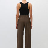 Matteau Relaxed Tailored Trouser in Coffee