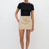 Matteau Utility Mini Skirt in Sand