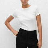 Matteau Baby Tee in Chalk