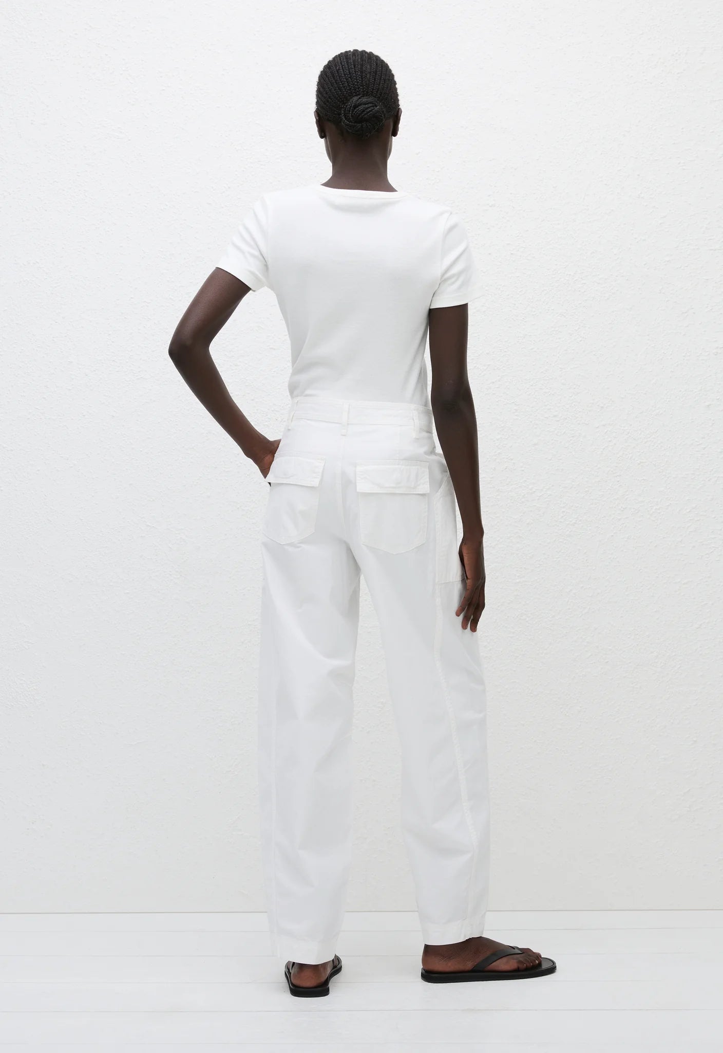 Matteau Relaxed Cargo Pant in Chalk