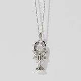 Meadowlark Lobster Charm Necklace 50cm in Sterling Silver