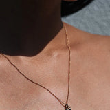 Meadowlark Mini Camille Charm Necklace 50cm in Gold Plate