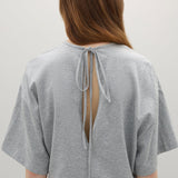 A Emery Mika Tee in Grey Melange